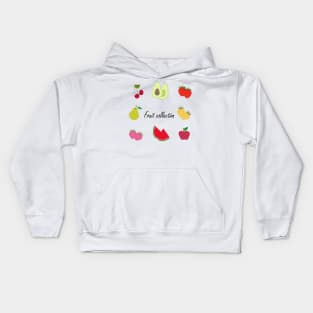 Various fruits. Kids Hoodie